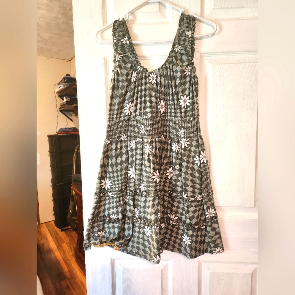 Large No Boundaries Green sundress for women